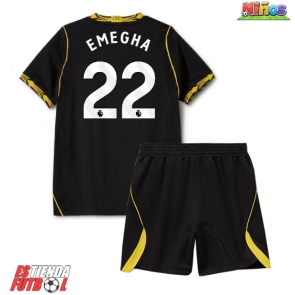 Chelsea Emmanuel Emegha #22 Segunda Equipación Niños 2026-27 Manga Corta (+ Pantalones cortos)